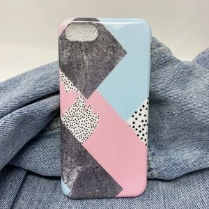 iPhone X/XS Case Geometric Dot Print Cover NEW